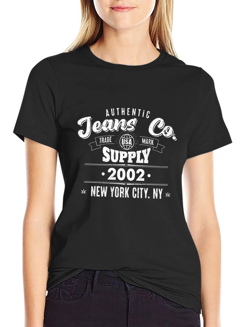 Authentic Jeans Co. Black Graphic Tee