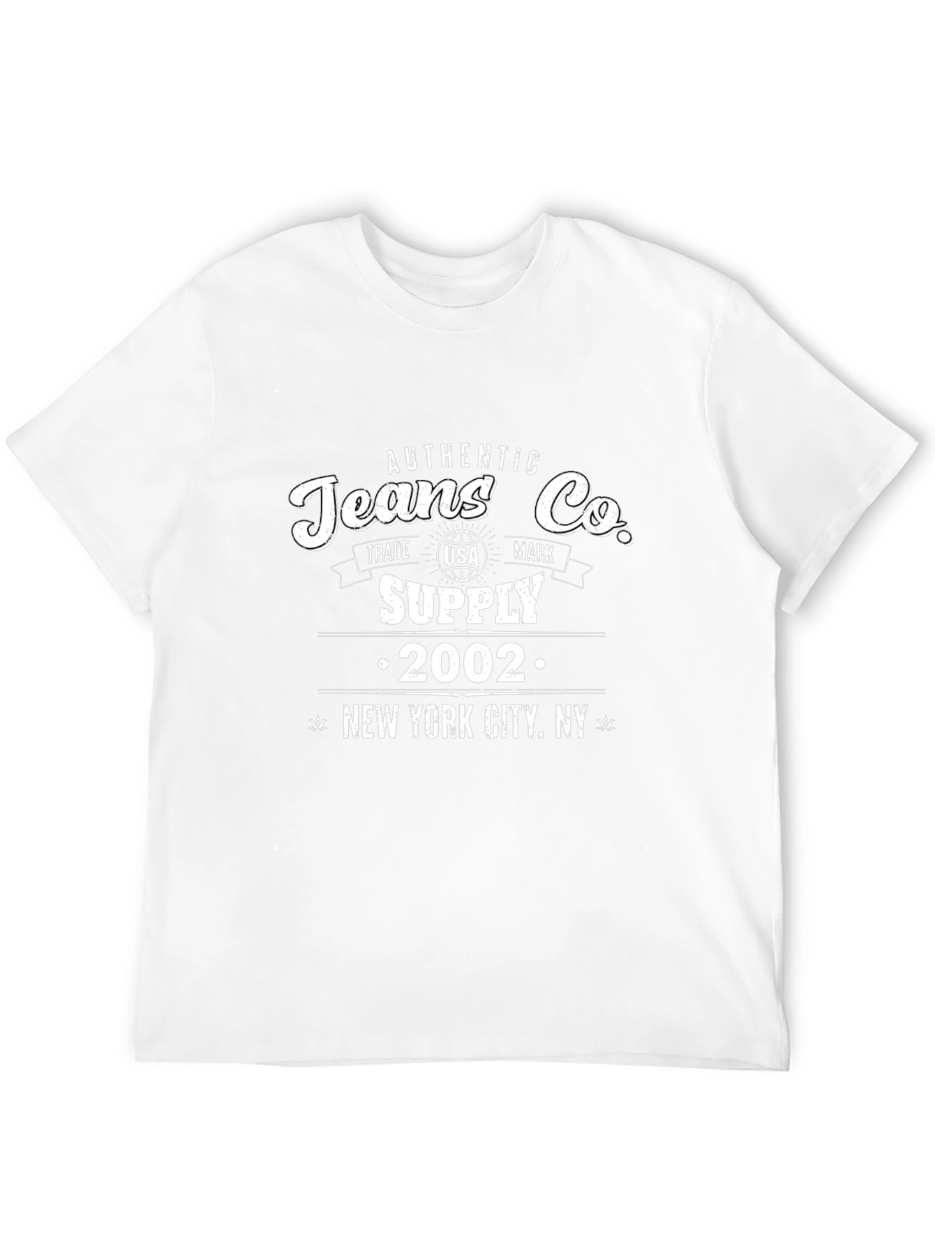 Authentic Jeans Co. Black Graphic Tee