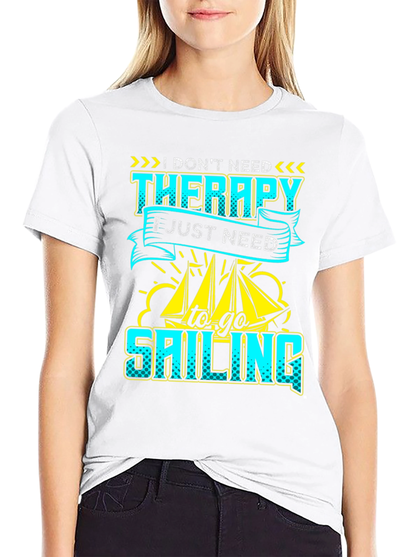 Sailing Therapy Graphic Tee