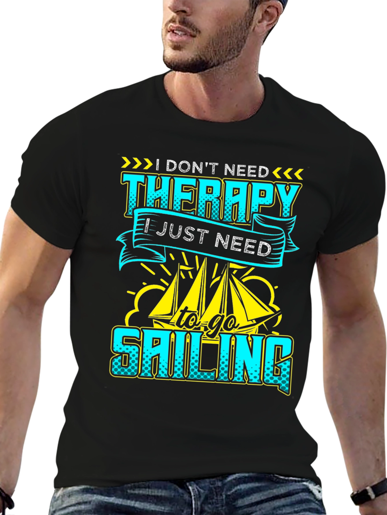 Sailing Therapy Graphic Tee