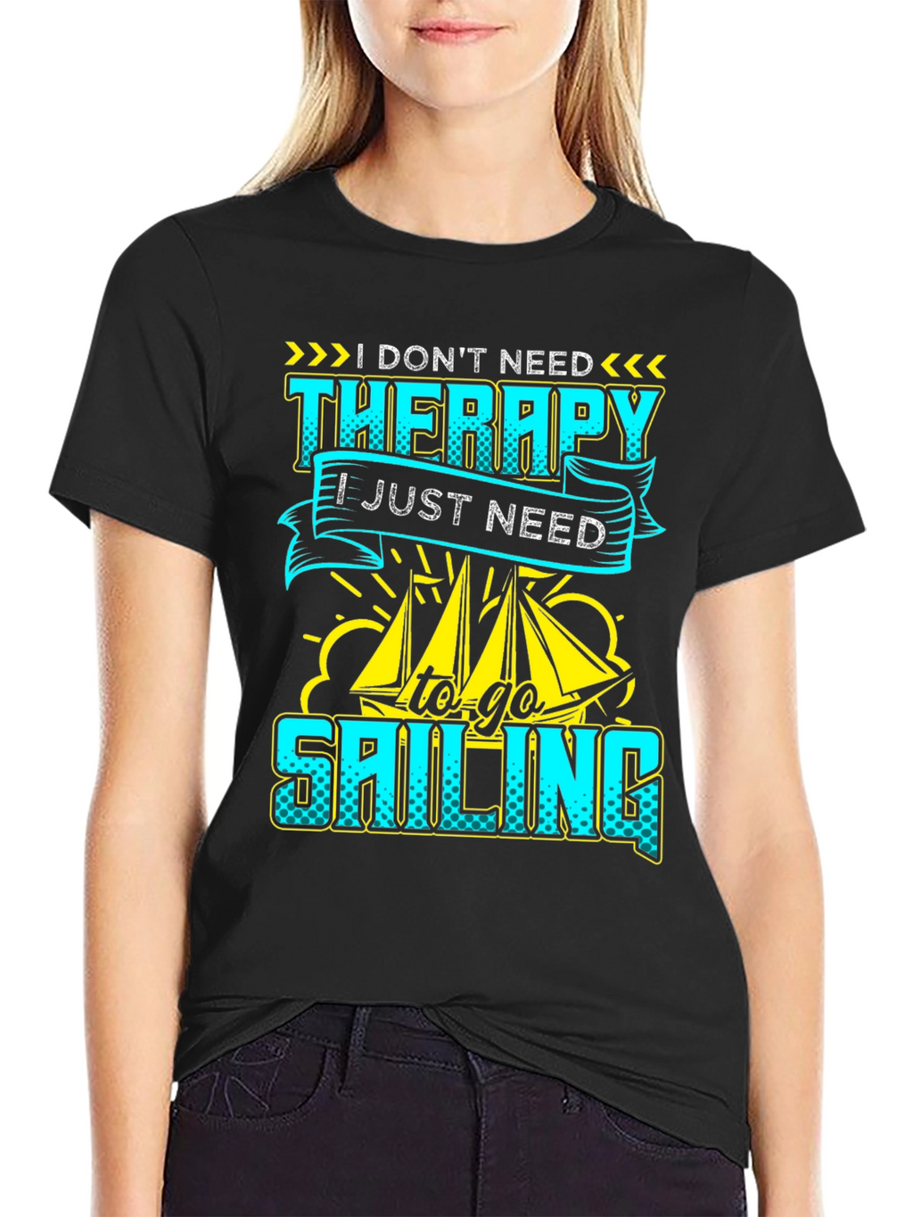 Sailing Therapy Graphic Tee