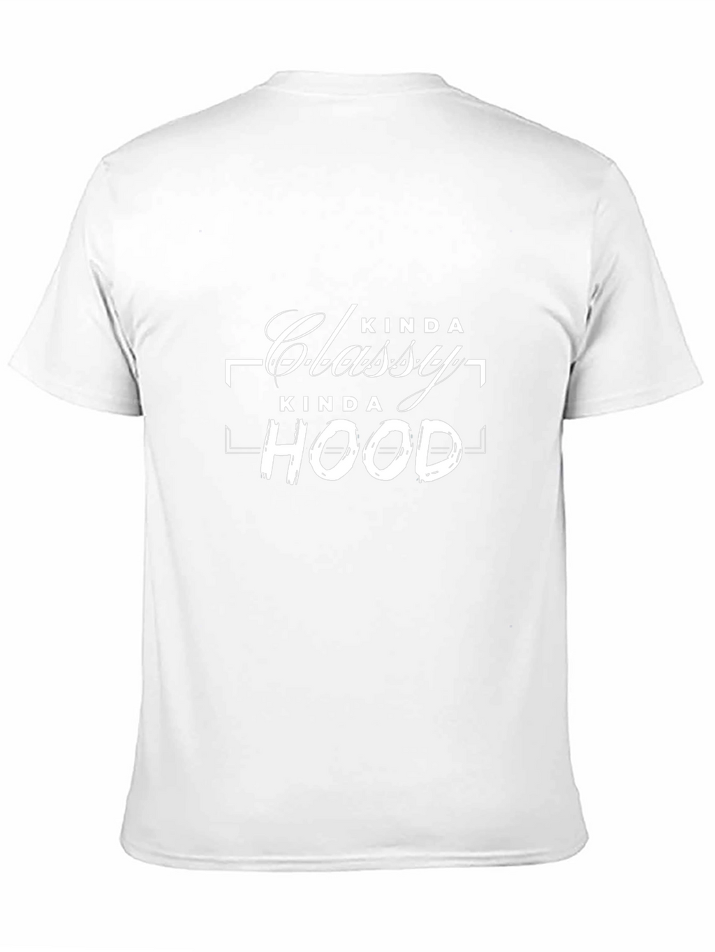 Kinda Classy Kinda Hood Black T-Shirt