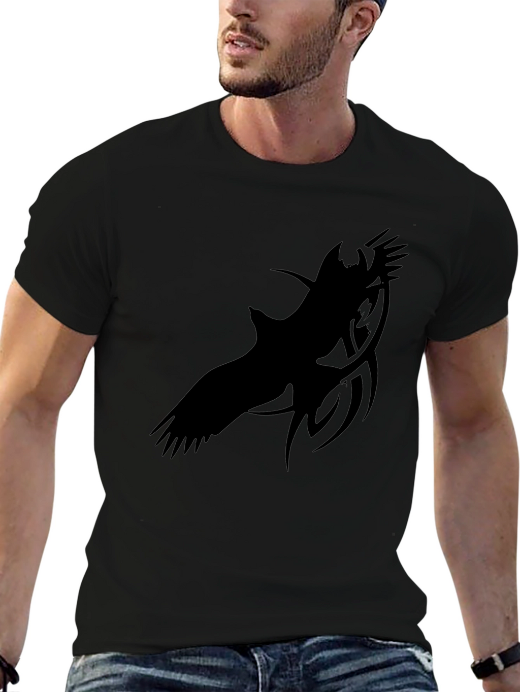 Black Eagle Graphic Tee - Menswear