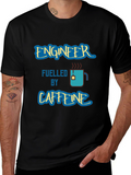 Engineer Fuelled by Caffeine Graphic T-Shirt