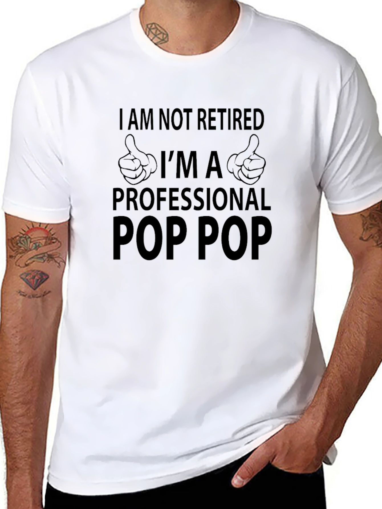Professional Pop Pop T-Shirt - Funny Grandpa Tee