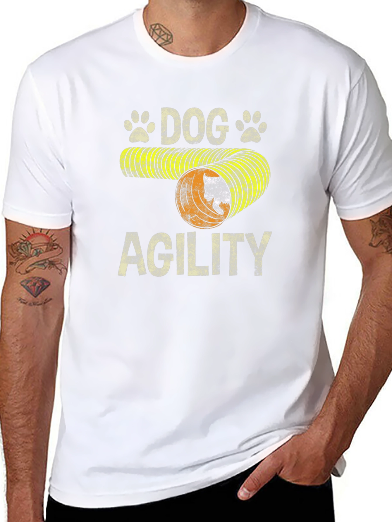 Dog Agility T-Shirt - Unique Design