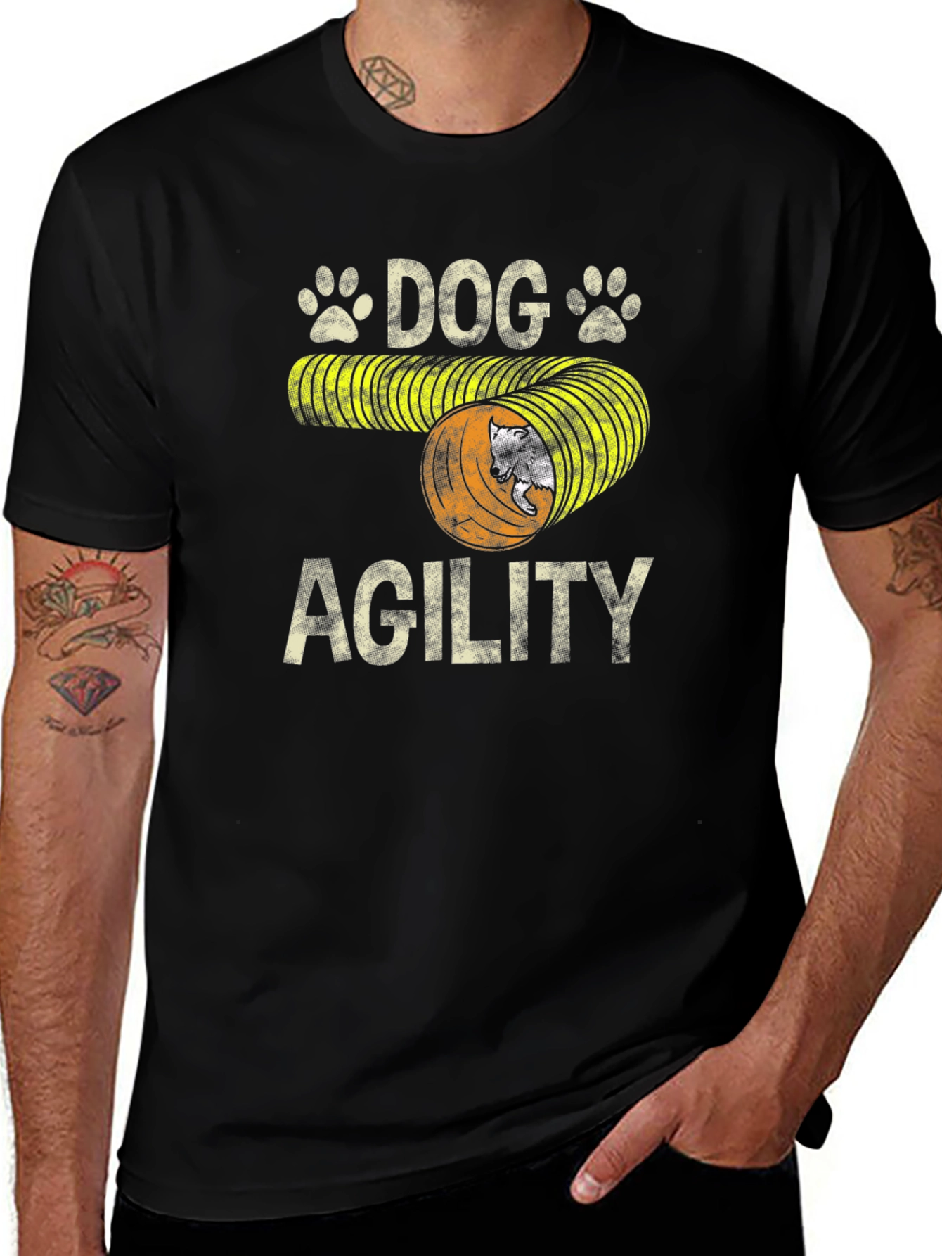 Dog Agility T-Shirt - Unique Design