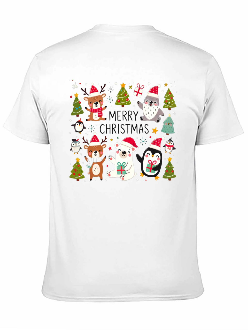 Festive Christmas Animals T-Shirt