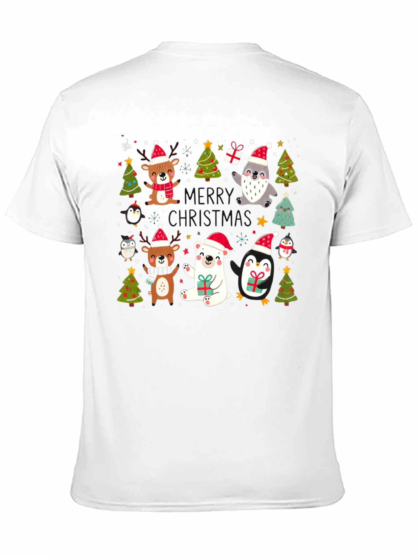 Festive Christmas Animals T-Shirt