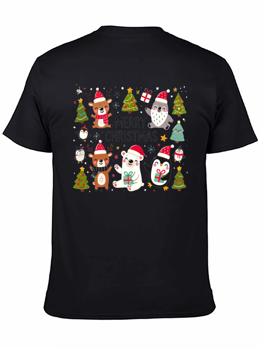 Festive Christmas Animals T-Shirt