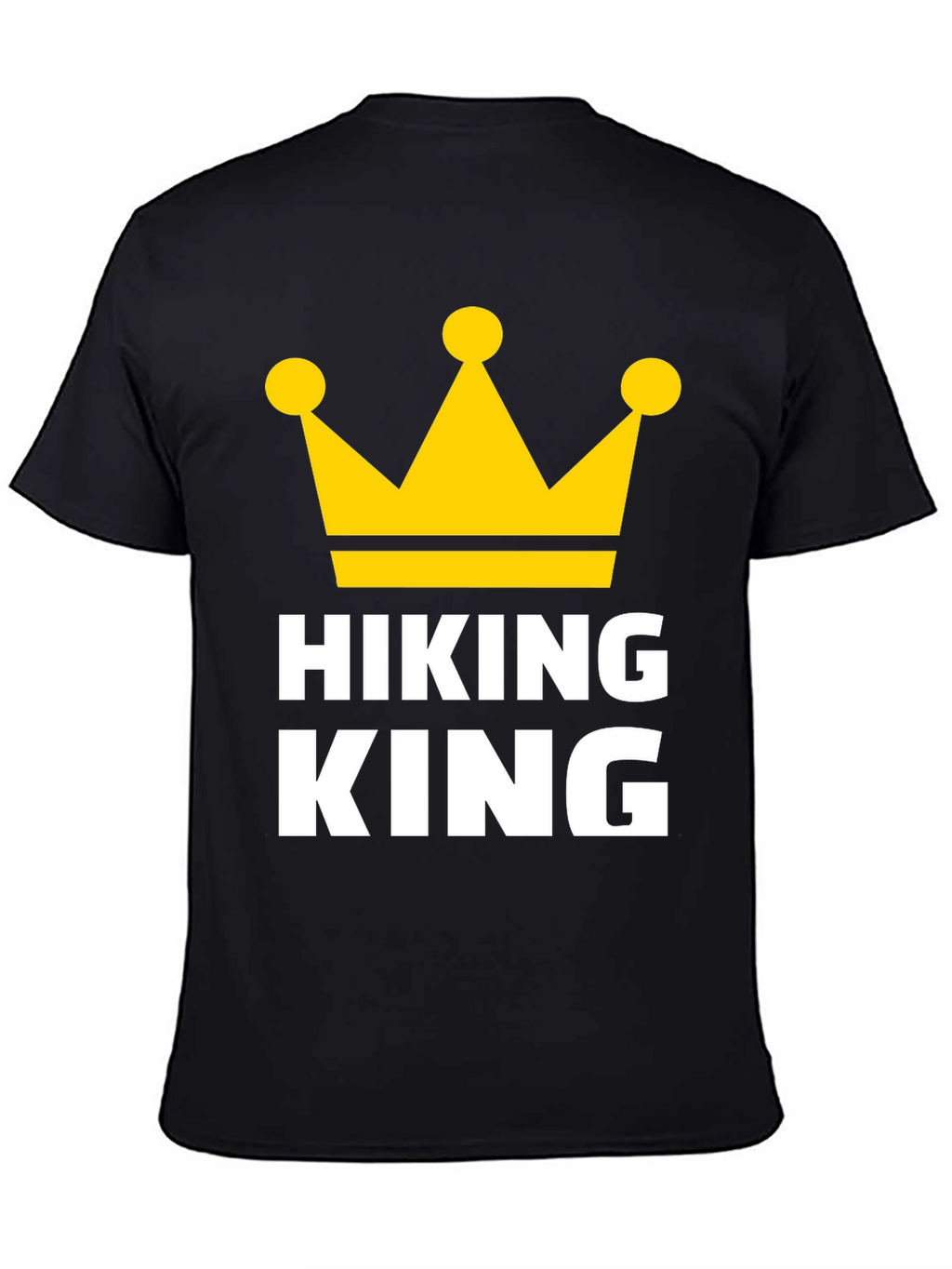 Hiking King Graphic Tee - Adventure Ready T-Shirt