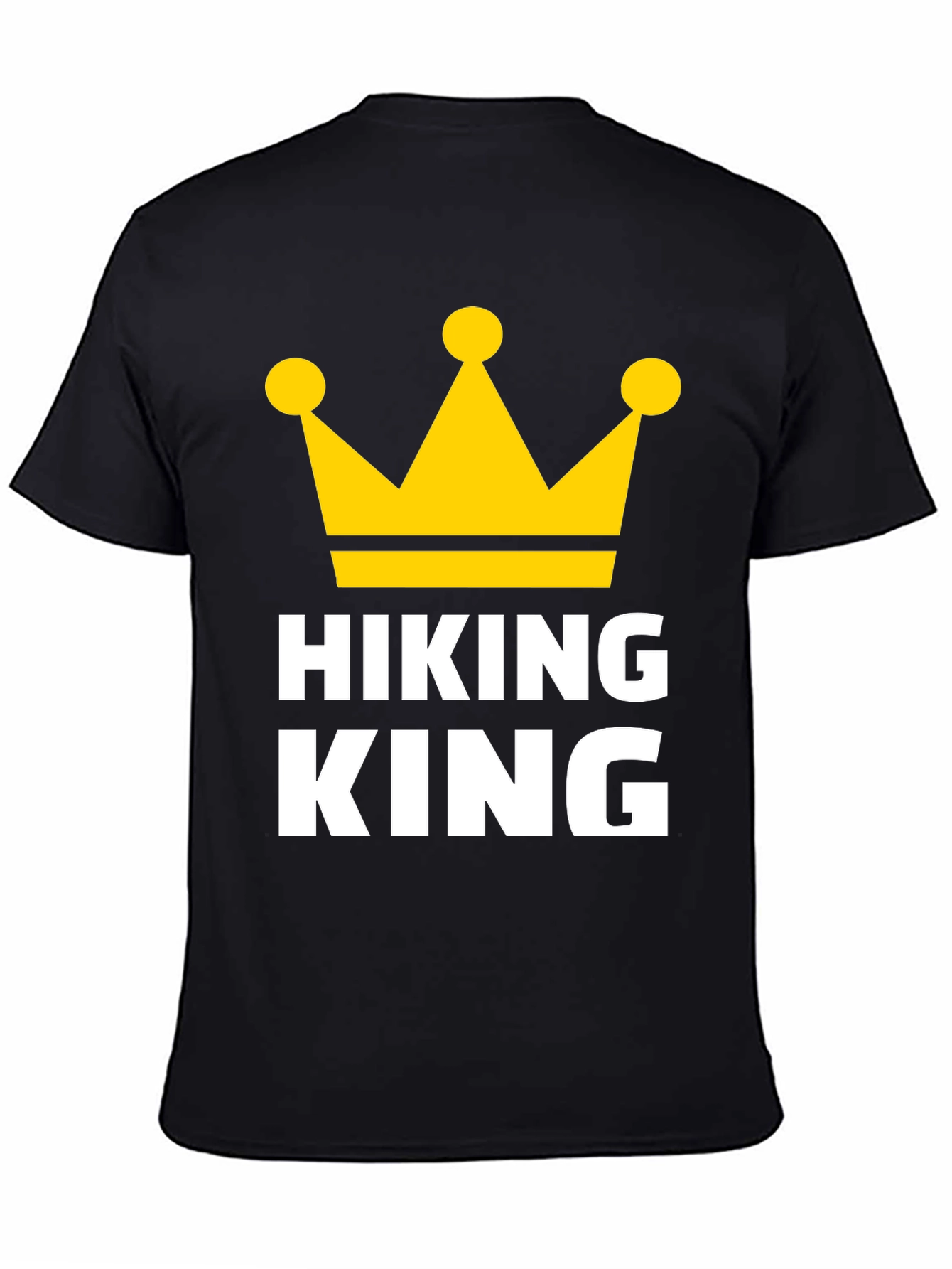 Hiking King Graphic Tee - Adventure Ready T-Shirt