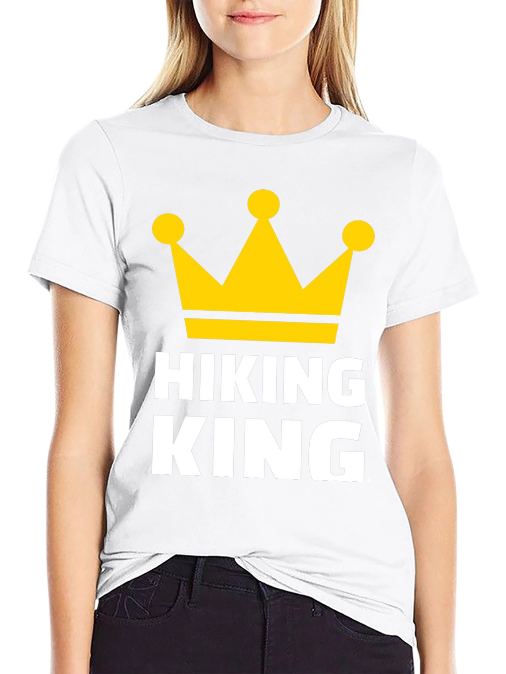 Hiking King Graphic Tee - Adventure Ready T-Shirt