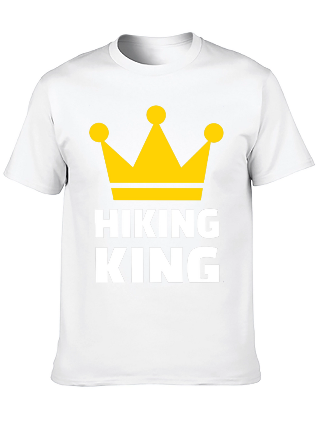 Hiking King Graphic Tee - Adventure Ready T-Shirt