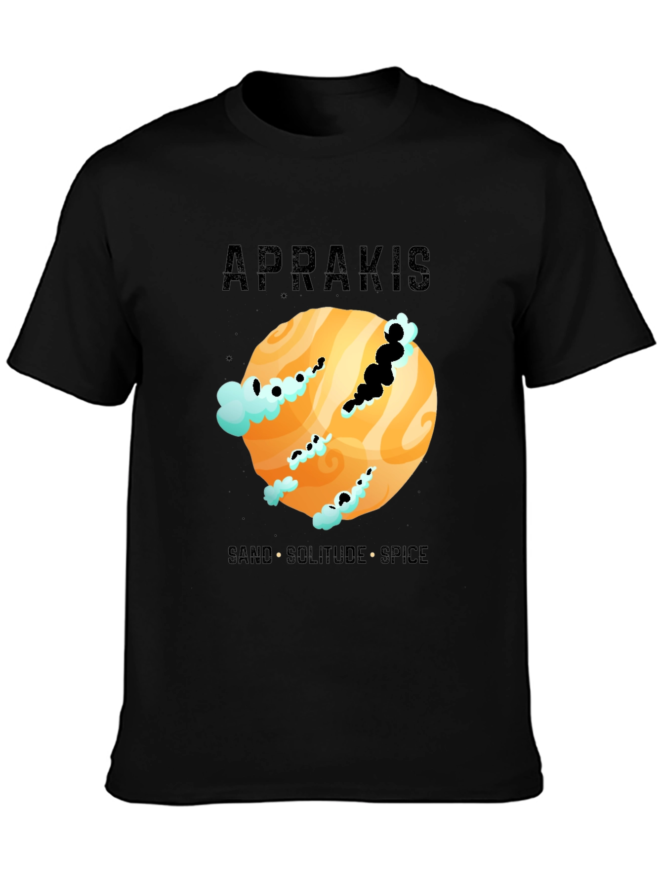Aprakis Desert Planet Graphic T-Shirt