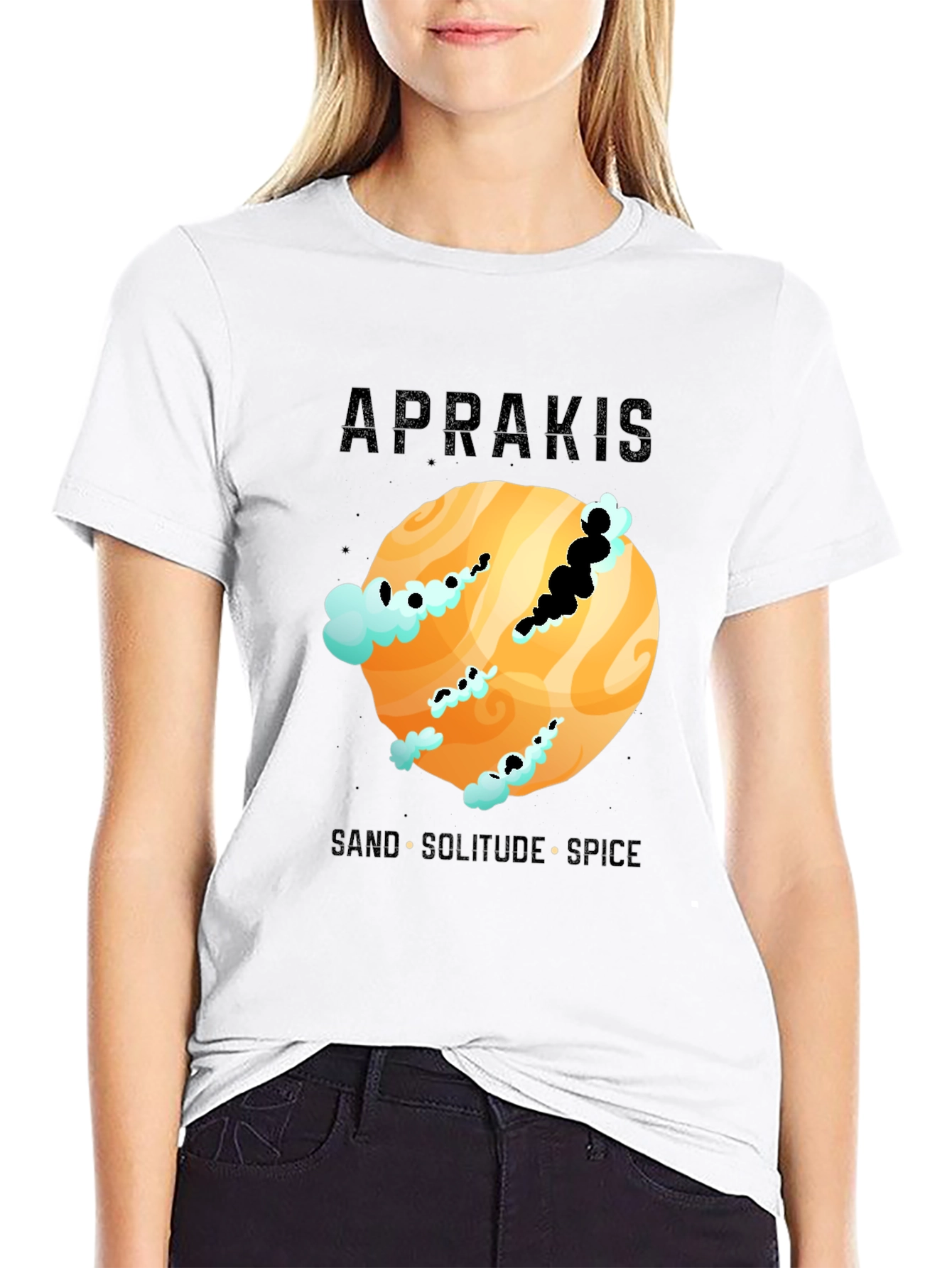Aprakis Desert Planet Graphic T-Shirt
