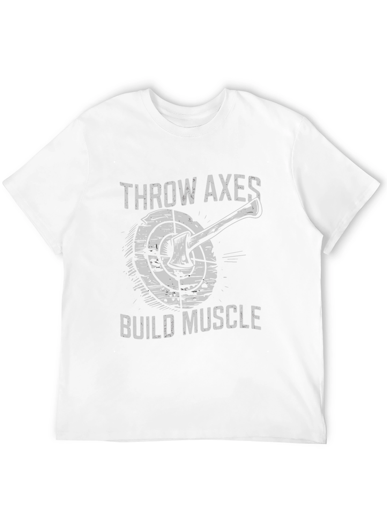 Throw Axes Build Muscle Graphic Tee