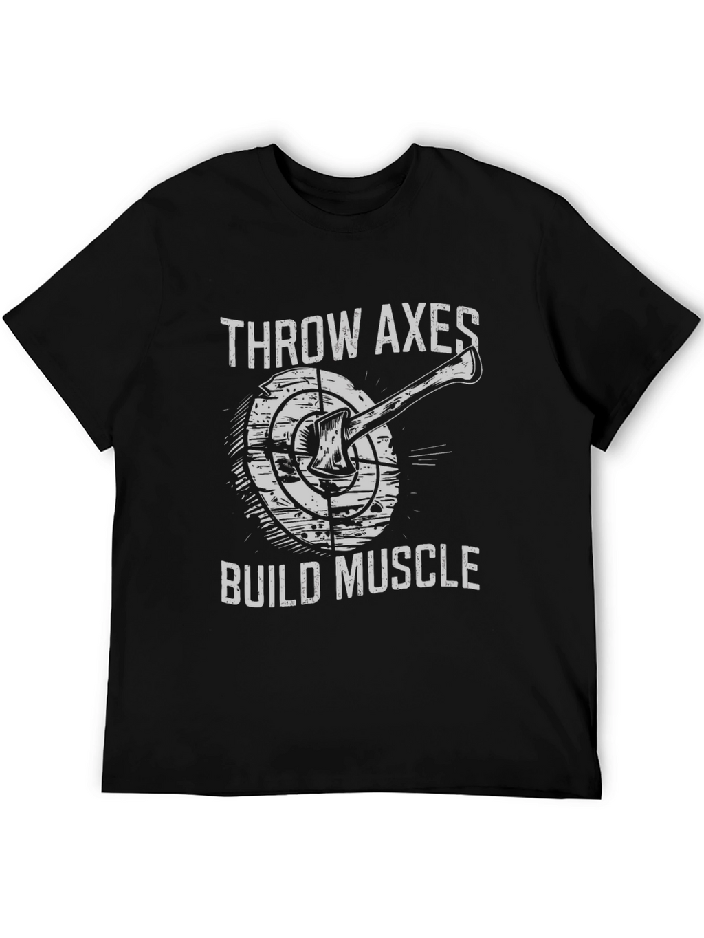 Throw Axes Build Muscle Graphic Tee