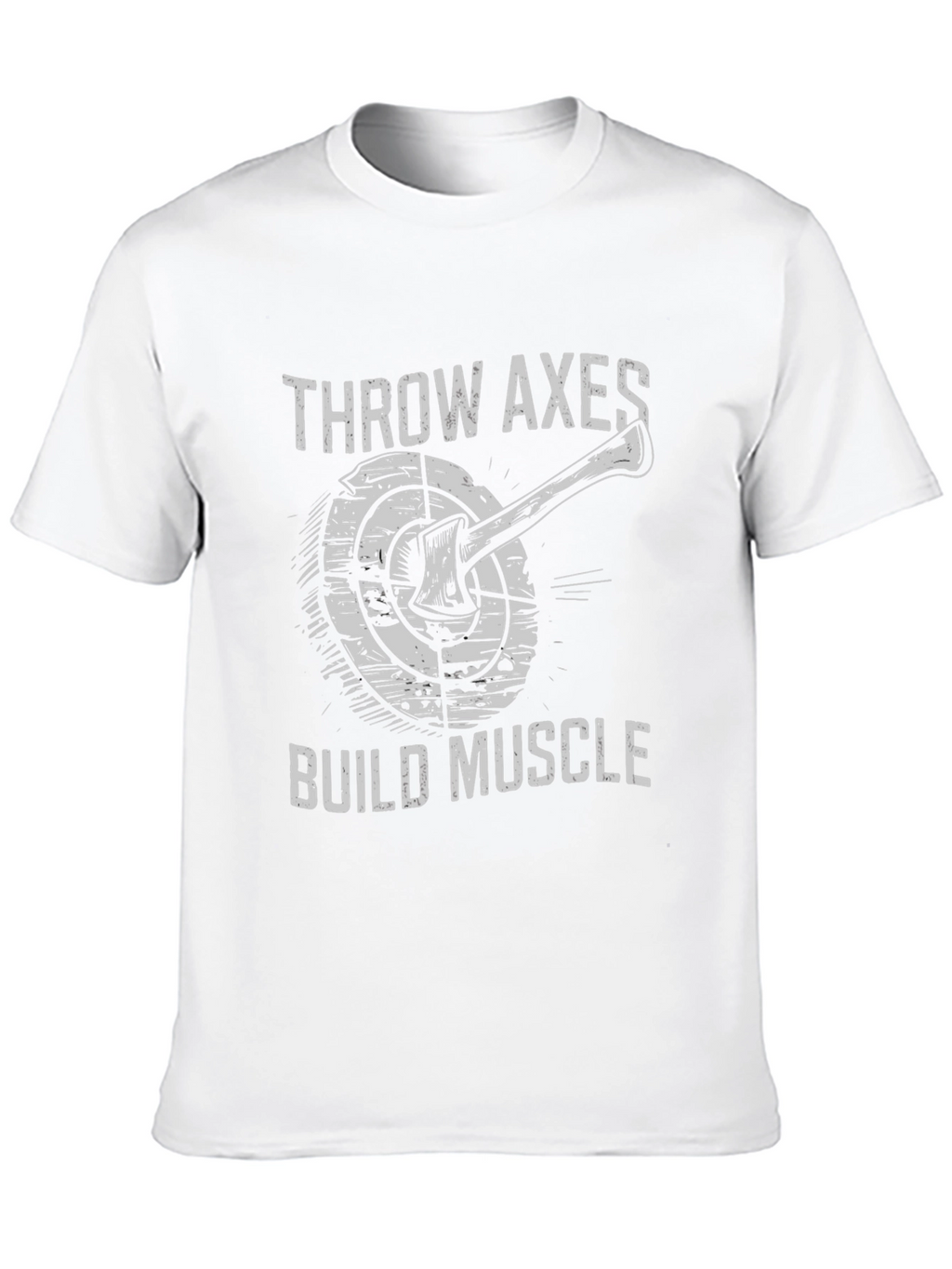 Throw Axes Build Muscle Graphic Tee