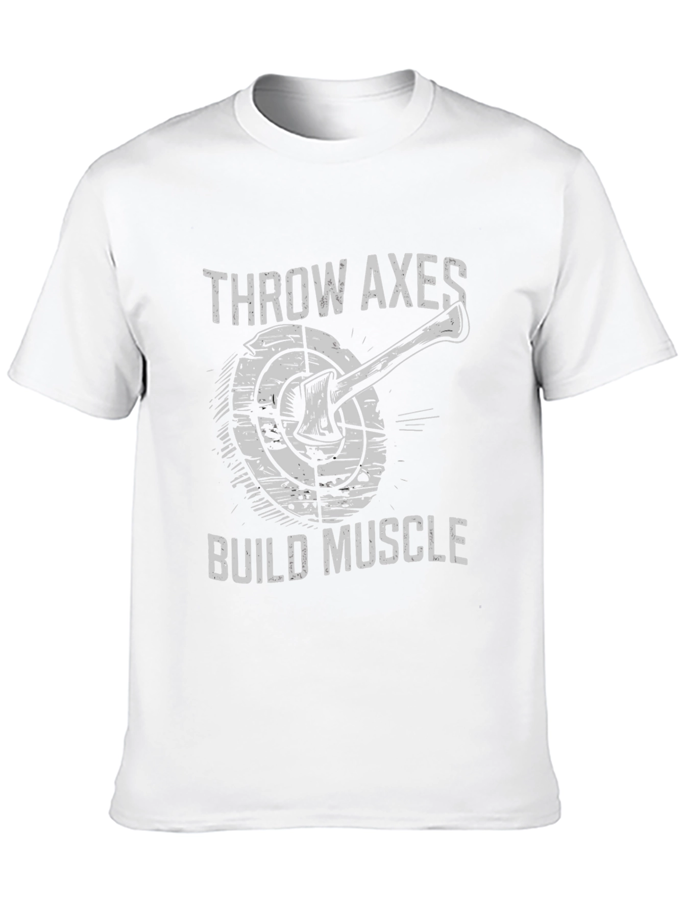 Throw Axes Build Muscle Graphic Tee