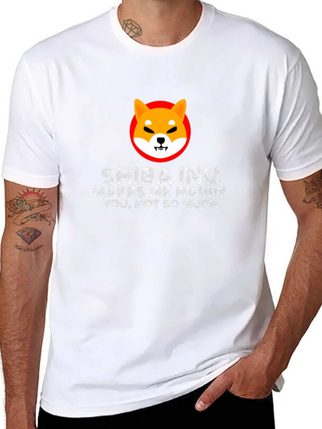 Shiba Inu Makes Me Happy T-Shirt