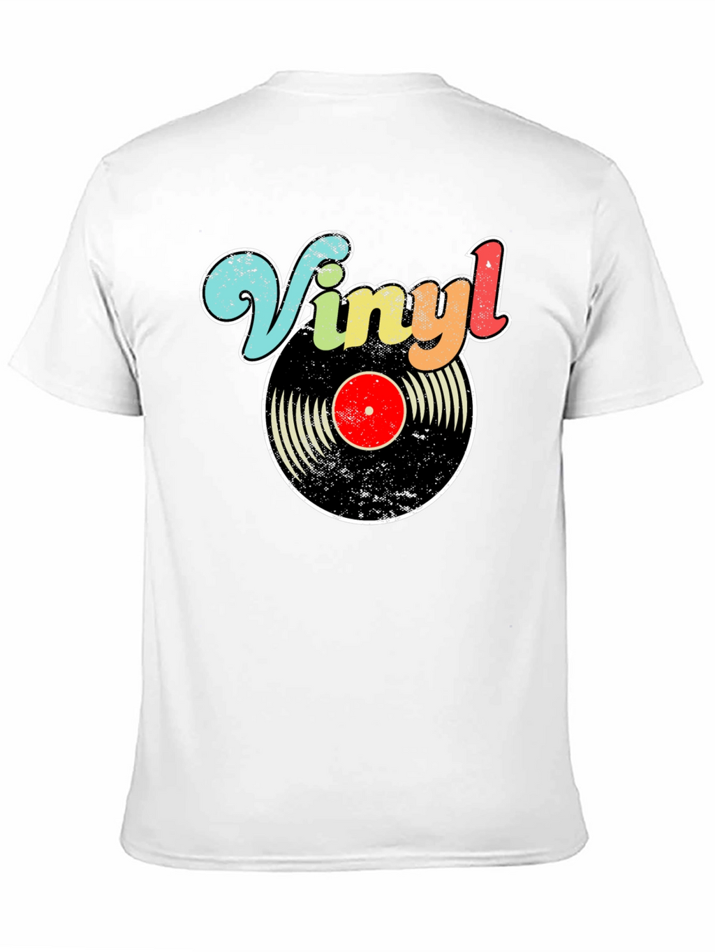 Retro Vinyl Record Graphic T-Shirt