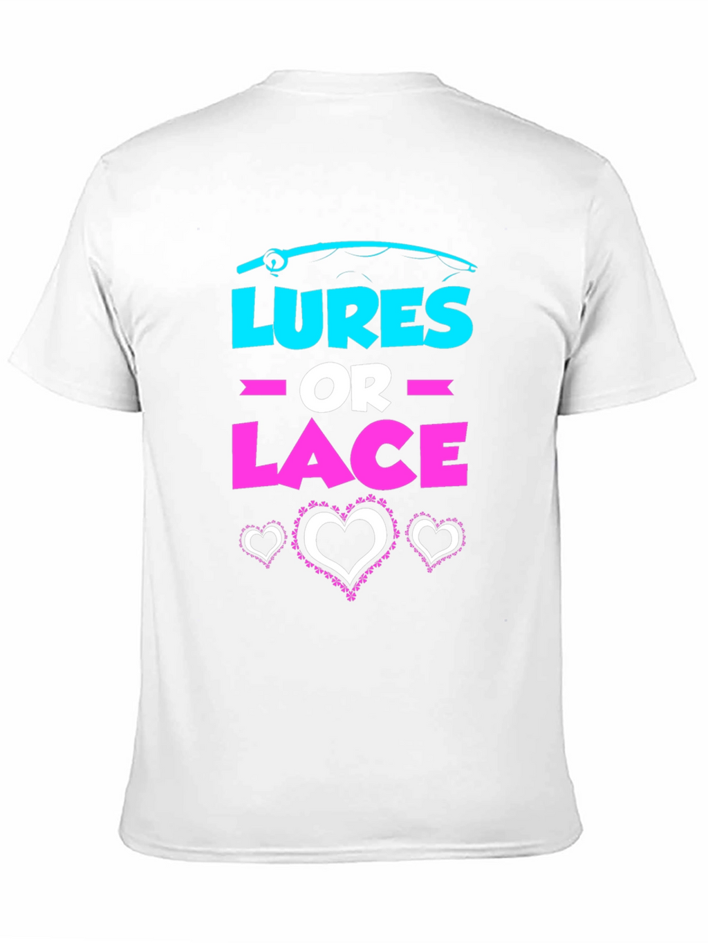 Lures or Lace Gender Reveal T-Shirt