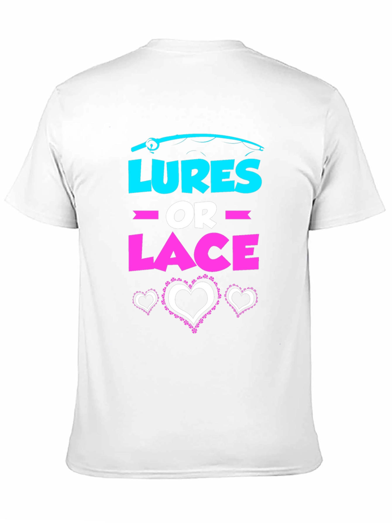 Lures or Lace Gender Reveal T-Shirt
