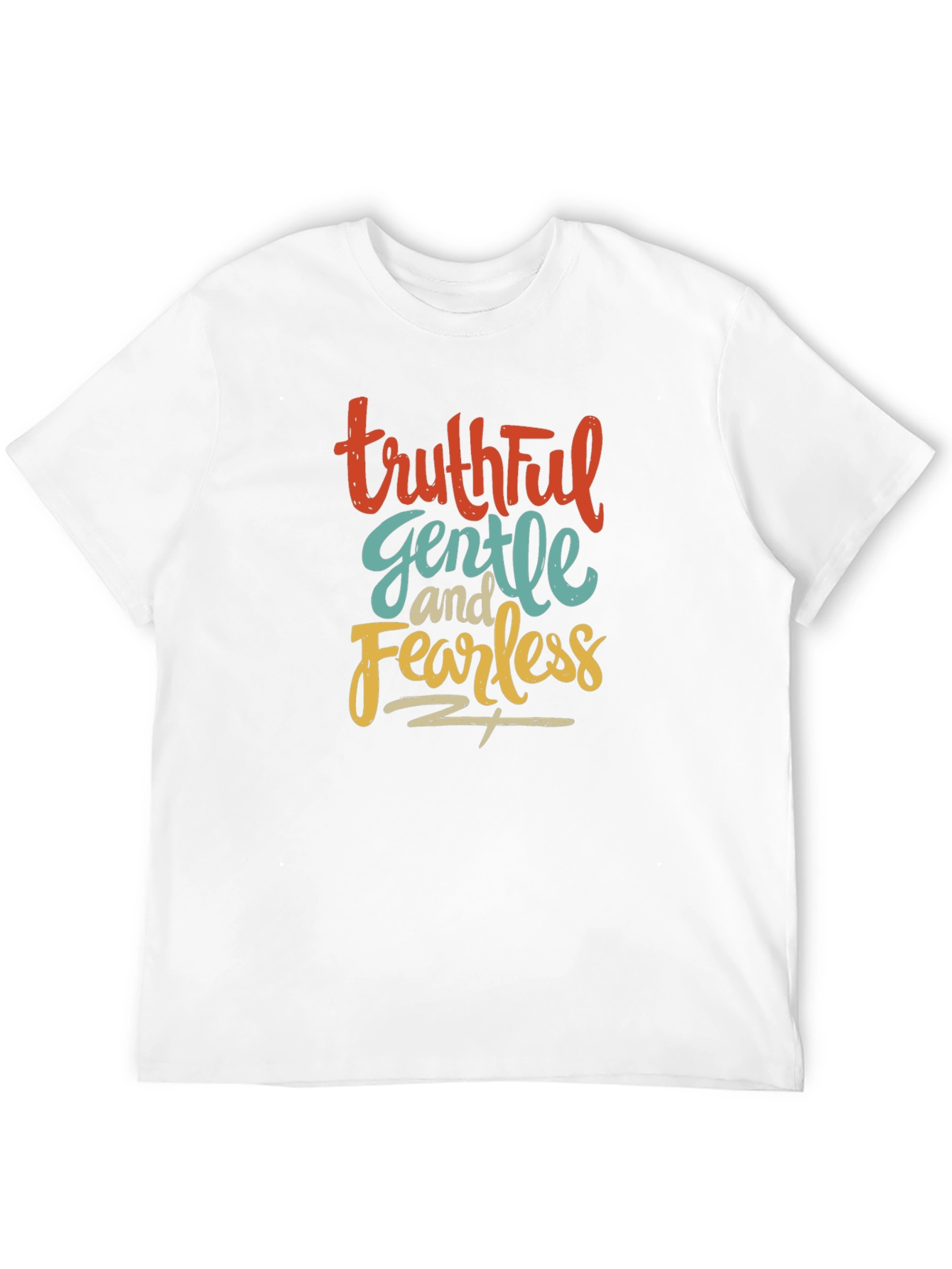 Truthful Gentle Fearless Black T-Shirt