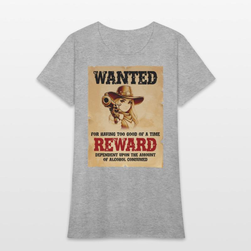 Wanted Cowgirl Reward Poster