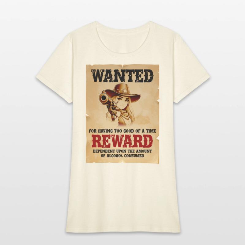 Wanted Cowgirl Reward Poster