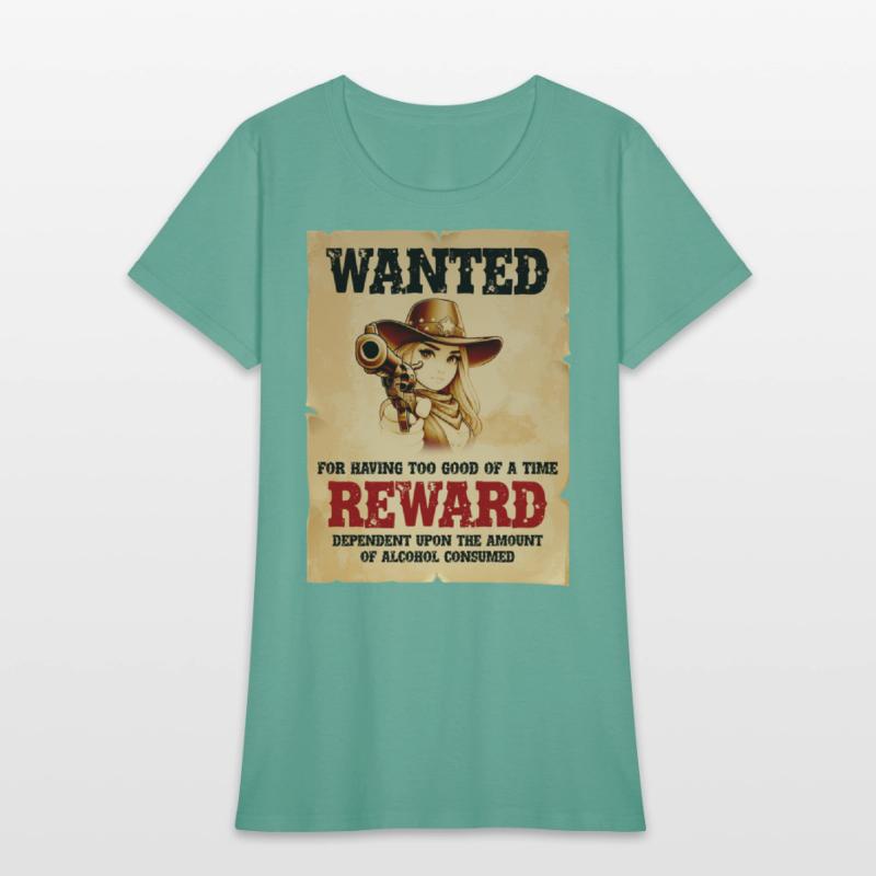 Wanted Cowgirl Reward Poster