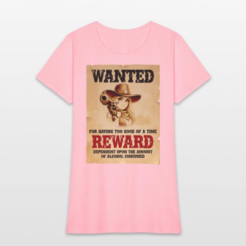 Wanted Cowgirl Reward Poster