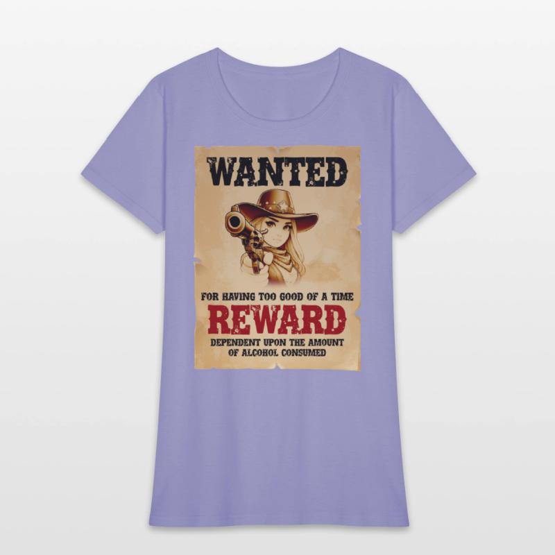 Wanted Cowgirl Reward Poster