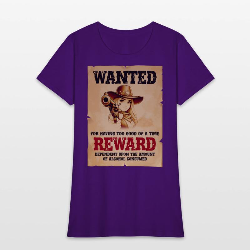 Wanted Cowgirl Reward Poster