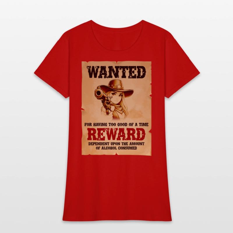 Wanted Cowgirl Reward Poster