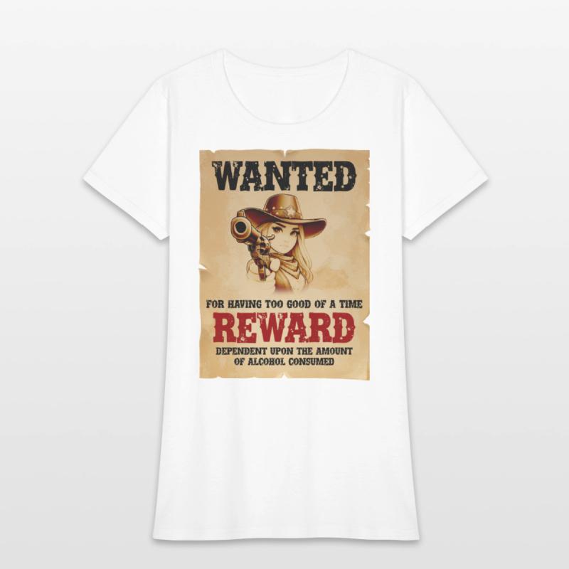 Wanted Cowgirl Reward Poster