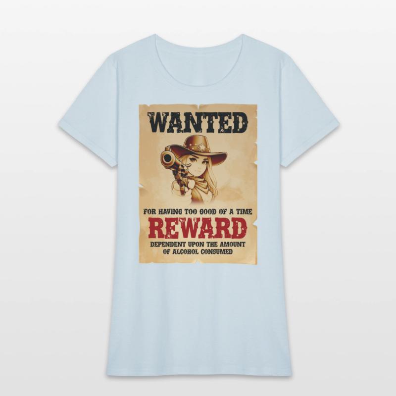 Wanted Cowgirl Reward Poster