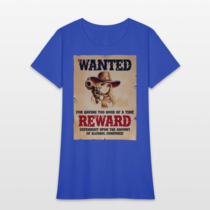 Wanted Cowgirl Reward Poster