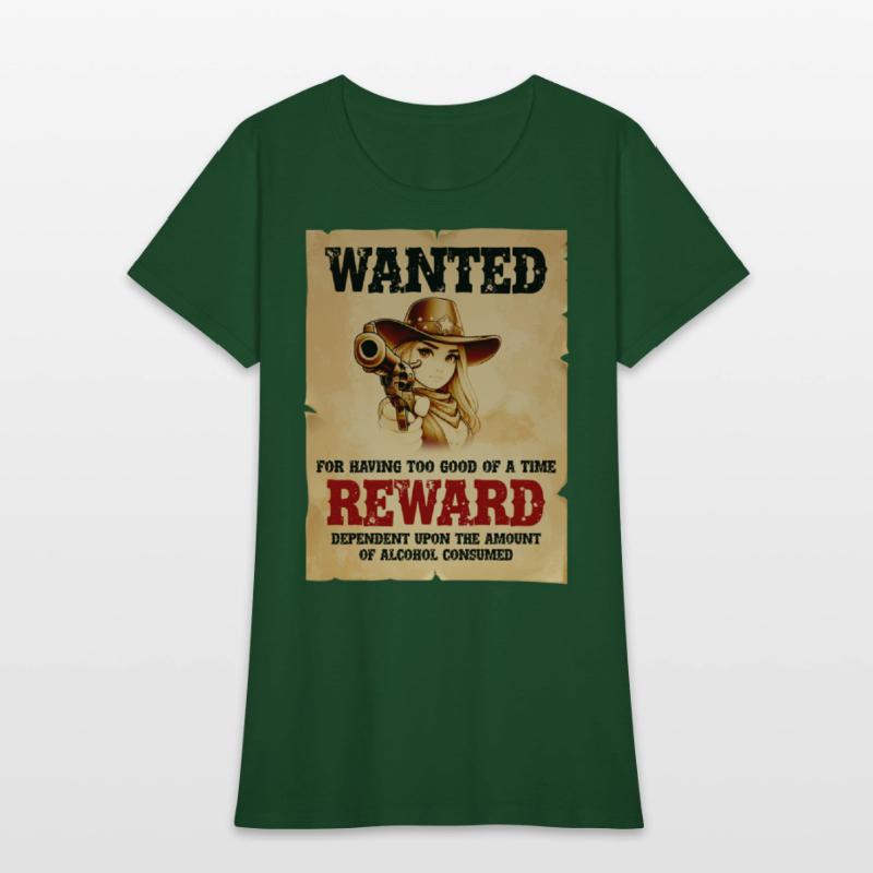 Wanted Cowgirl Reward Poster