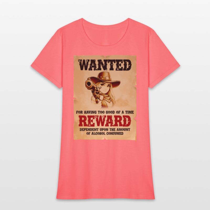 Wanted Cowgirl Reward Poster