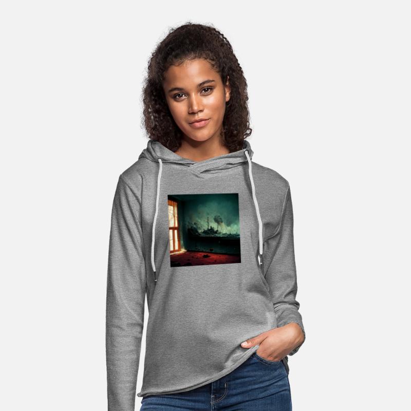 War - City bombed, view from balcony