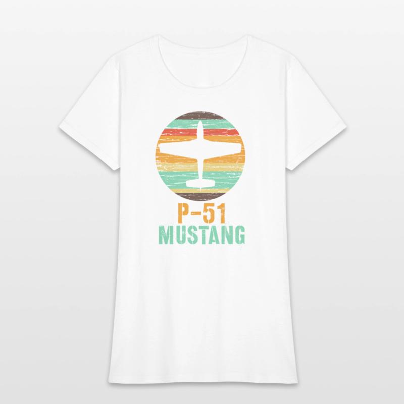 Warbird P-51 Mustang Fighter Airplane