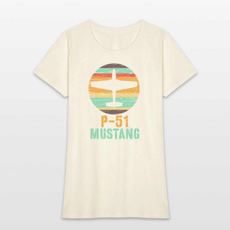 Warbird P-51 Mustang Fighter Airplane