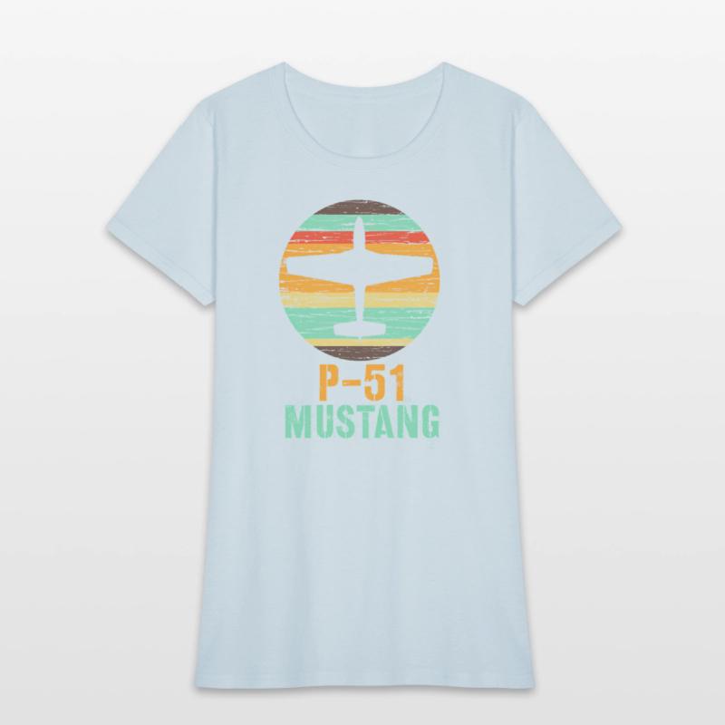 Warbird P-51 Mustang Fighter Airplane