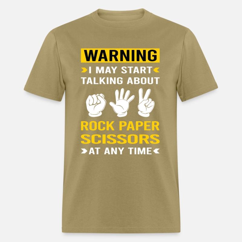 Warning Rock Paper Scissors