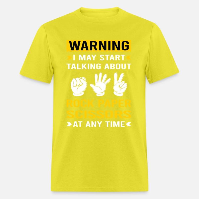 Warning Rock Paper Scissors