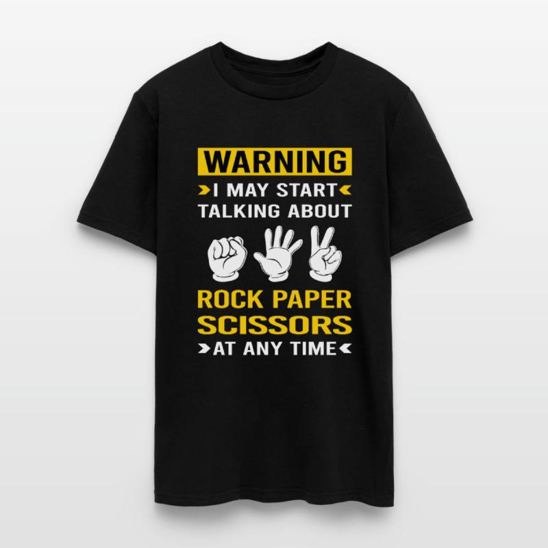 Warning Rock Paper Scissors