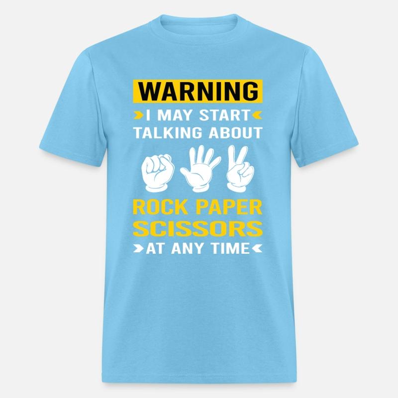 Warning Rock Paper Scissors