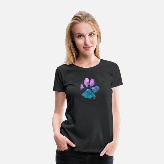 Watercolor Paw Print